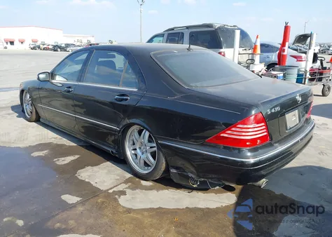 2003 Mercedes-Benz S 430 из США, поврежденный, VIN WDBNG70JX3A374972